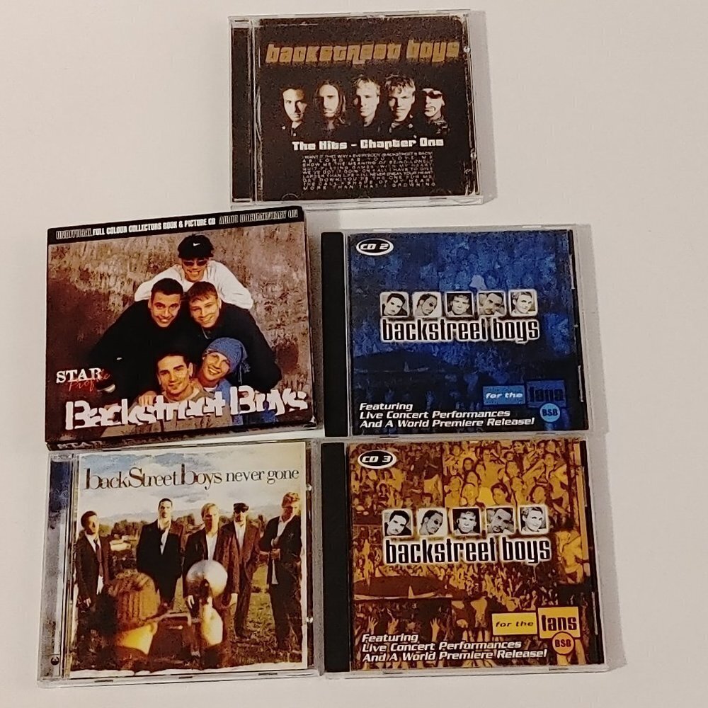 RETRO BACKSTREET BOYS CD LOT of 5